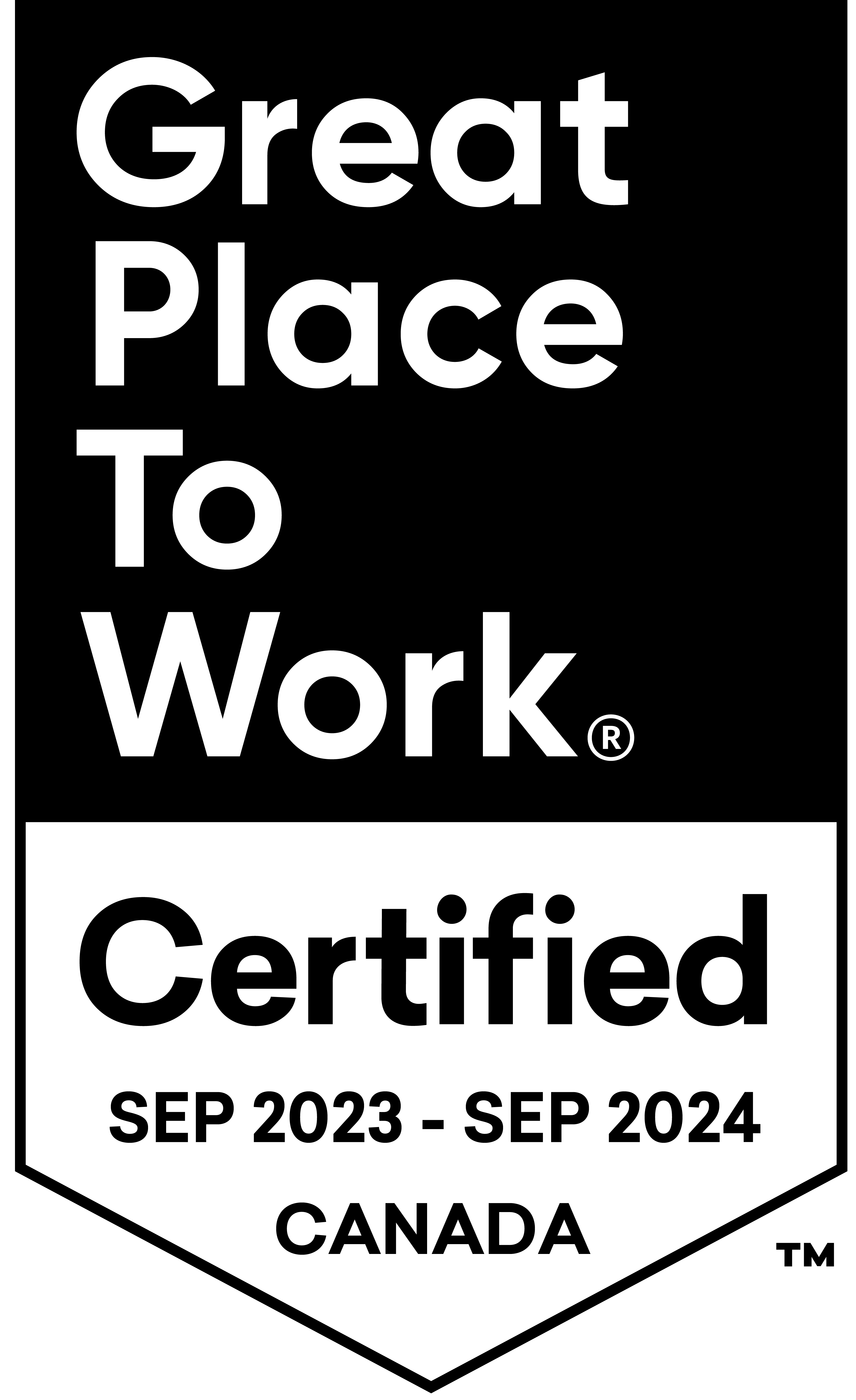 Great Place To Work Award Badge