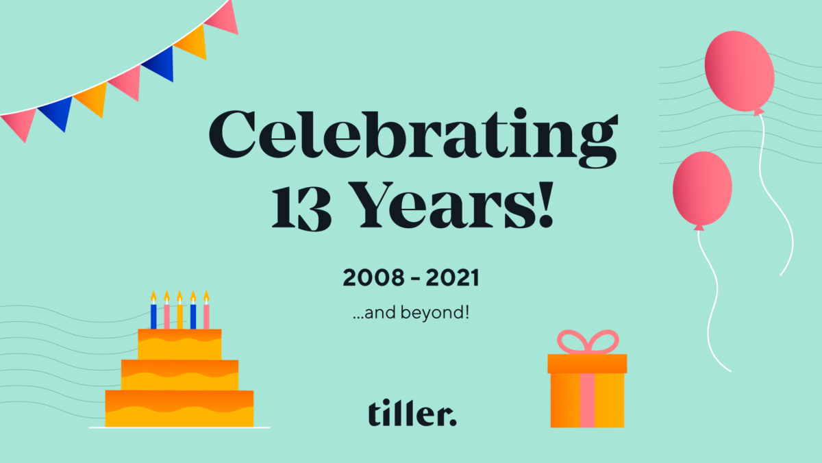 Tiller Birthday Video Graphic